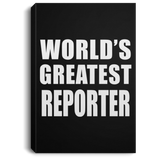 World's Greatest Reporter - Canvas Portrait