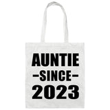 Auntie Since 2023 - Tote Bag White