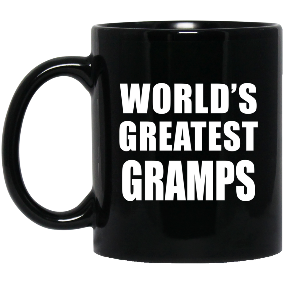 World's Greatest Gramps - 11 Oz Coffee Mug Black
