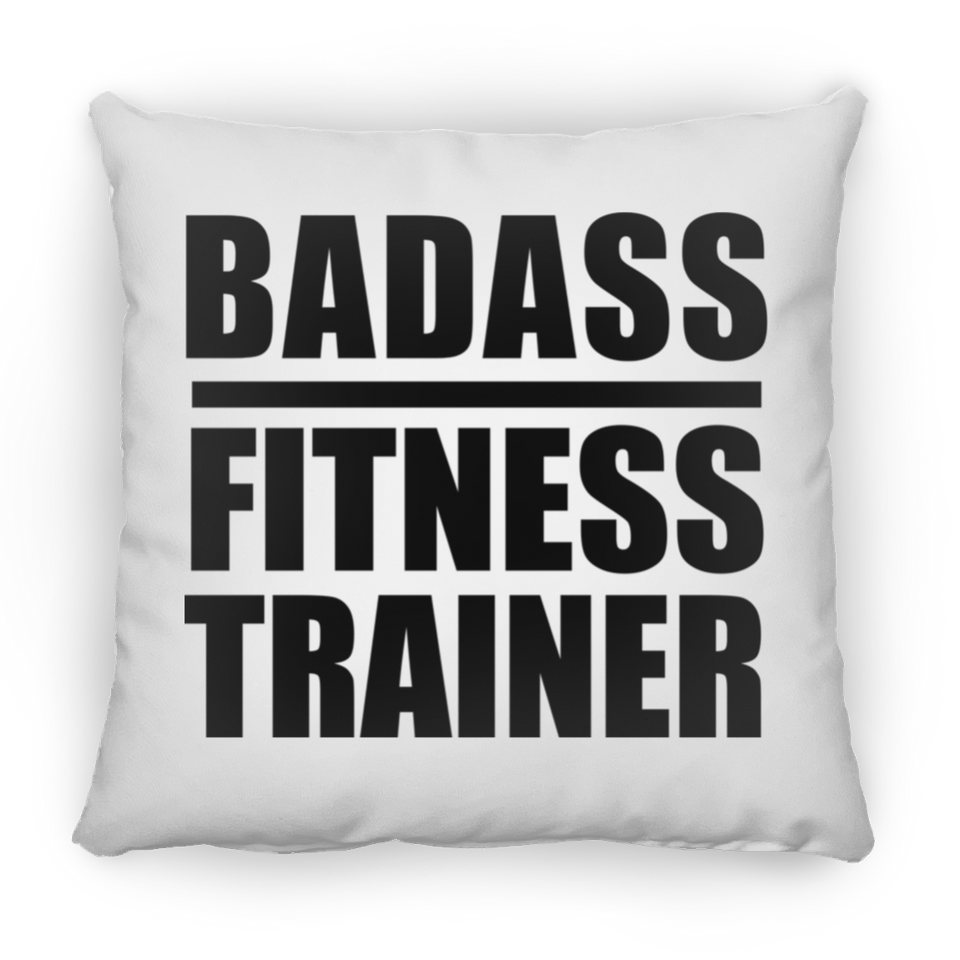 Badass Fitness Trainer - Throw Pillow