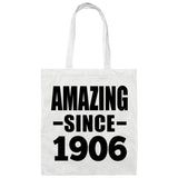 118th Birthday Amazing Since 1906 - Tote Bag White