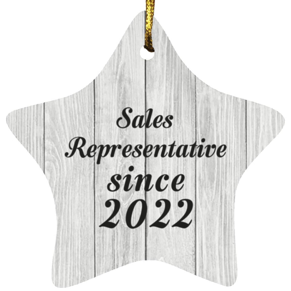 Sales Representative Since 2022 - Star Ornament F