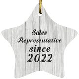 Sales Representative Since 2022 - Star Ornament F