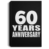 60th Anniversary 60 Years Anniversary - Canvas Portrait