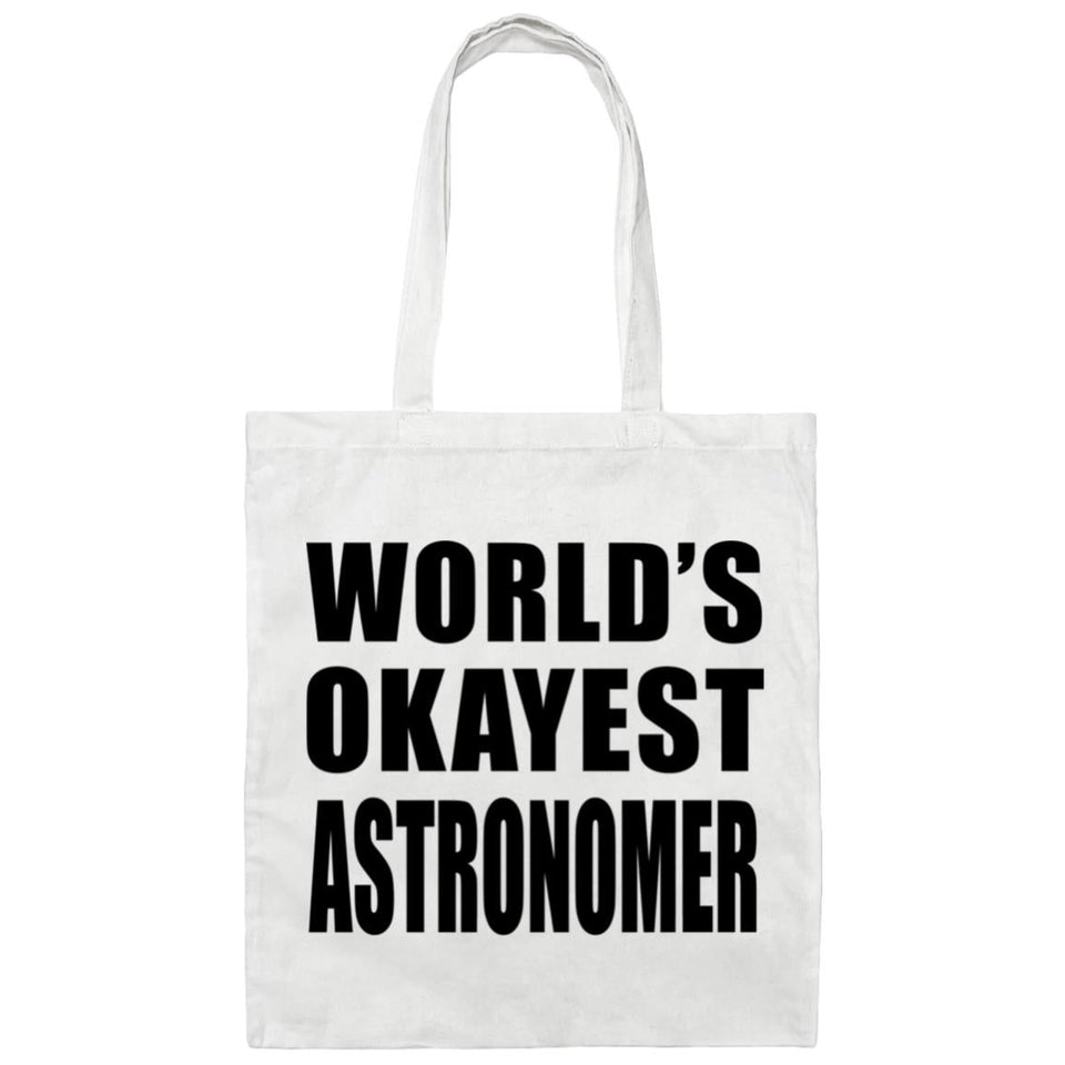 World's Okayest Astronomer - Tote Bag White