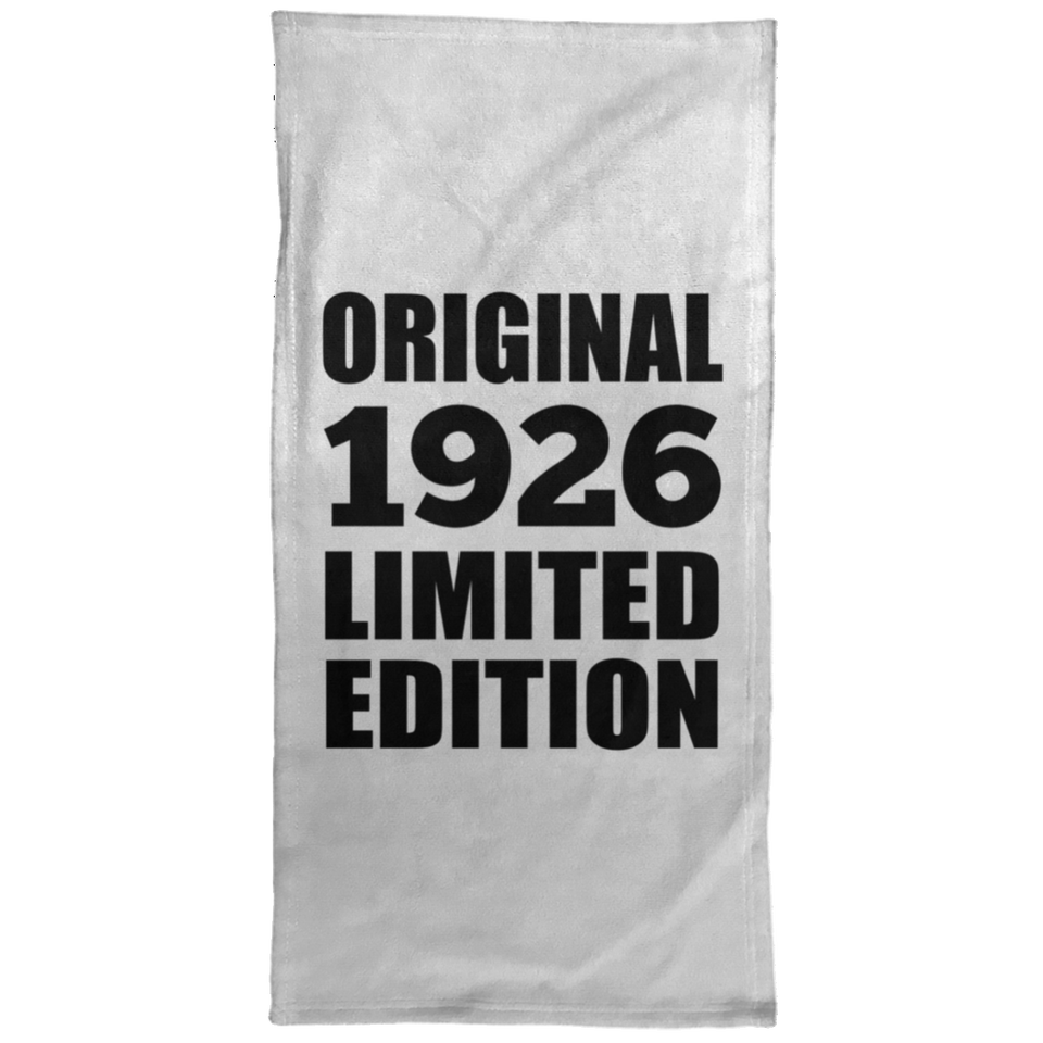 98th Birthday Original 1926 Limited Edition - Hand Towel