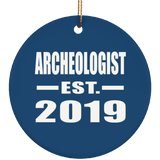 Archeologist Established EST. 2019 - Circle Ornament