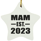 Mam Established EST. 2023 - Star Ornament