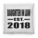 Daughter In Law Established EST. 2018 - Throw Pillow