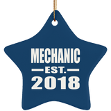 Mechanic Established EST. 2018 - Star Ornament
