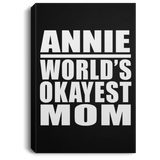 Annie World's Okayest Mom - Canvas Portrait