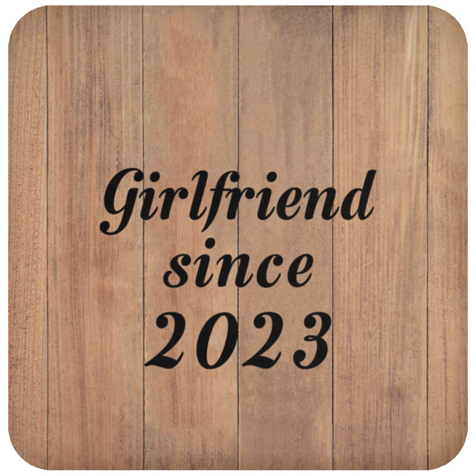 Girlfriend Since 2023 - Drink Coaster C