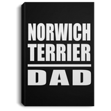 Norwich Terrier Dad - Canvas Portrait