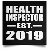 Health Inspector Established EST. 2019 - Poster Square