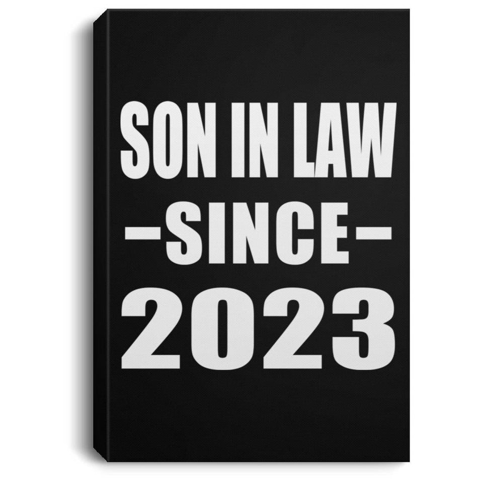 Son In Law Since 2023 - Canvas Portrait