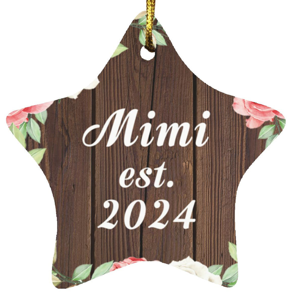 Mimi Established Est. 2024 - Star Ornament A