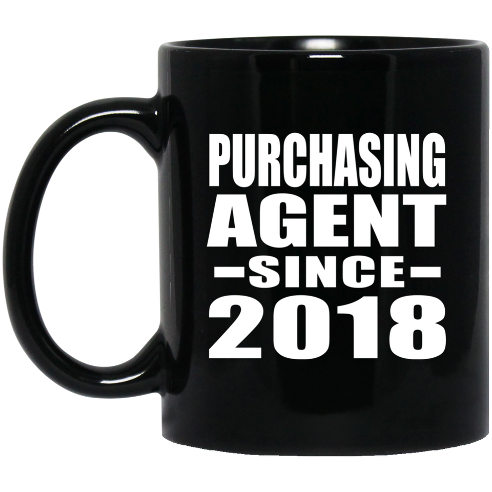 Purchasing Agent Since 2018 - 11 Oz Coffee Mug Black