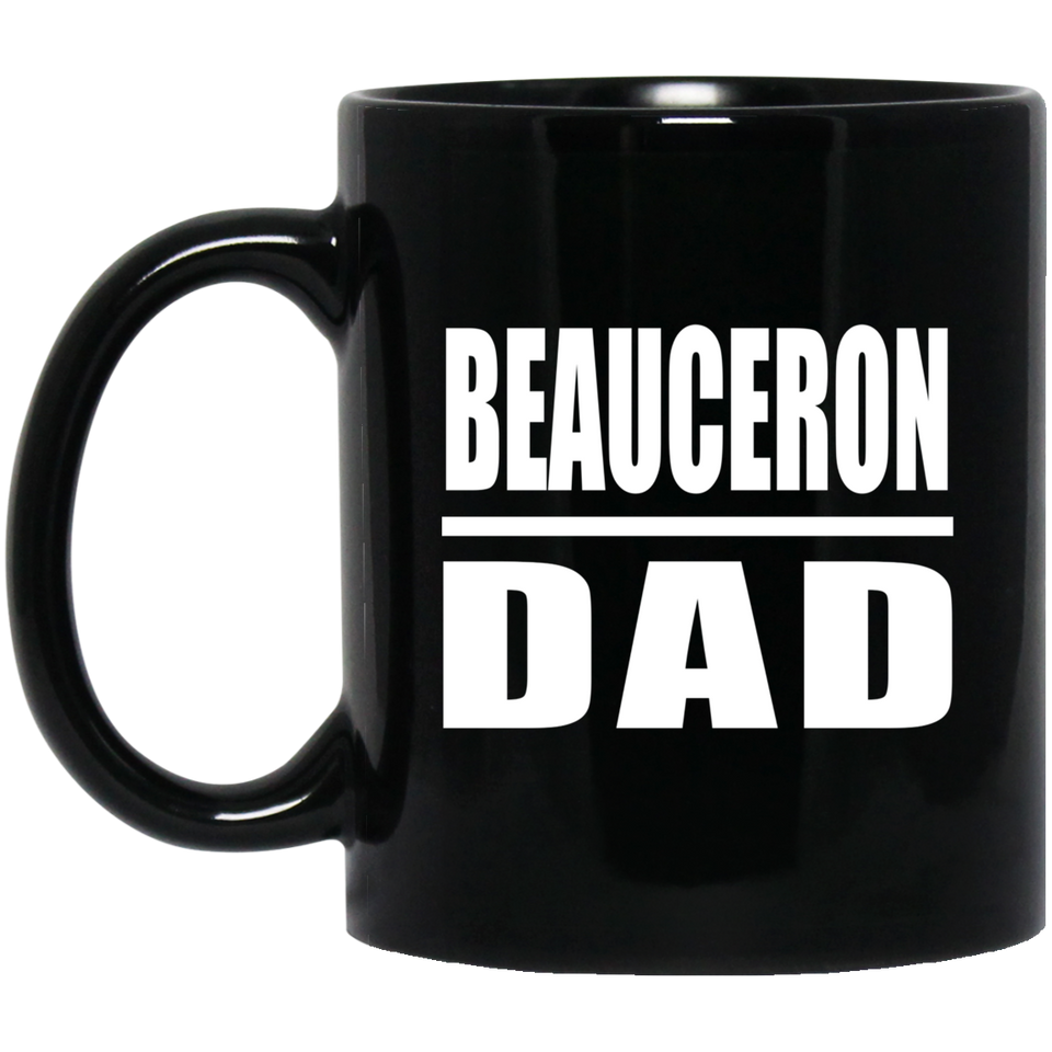 Beauceron Dad - 11oz Coffee Mug Black