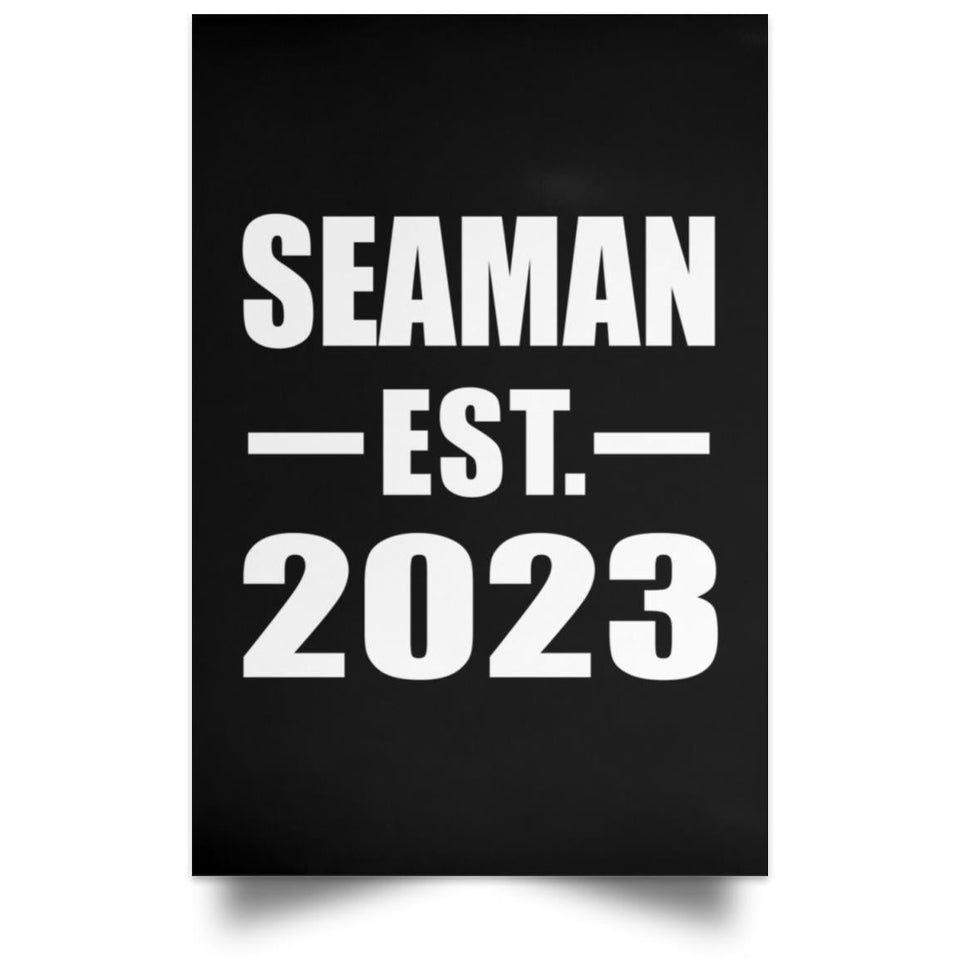 Seaman Established EST. 2023 - Poster Portrait
