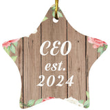 CEO Established Est. 2024 - Star Ornament B