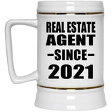 Real Estate Agent Since 2021 - Beer Stein