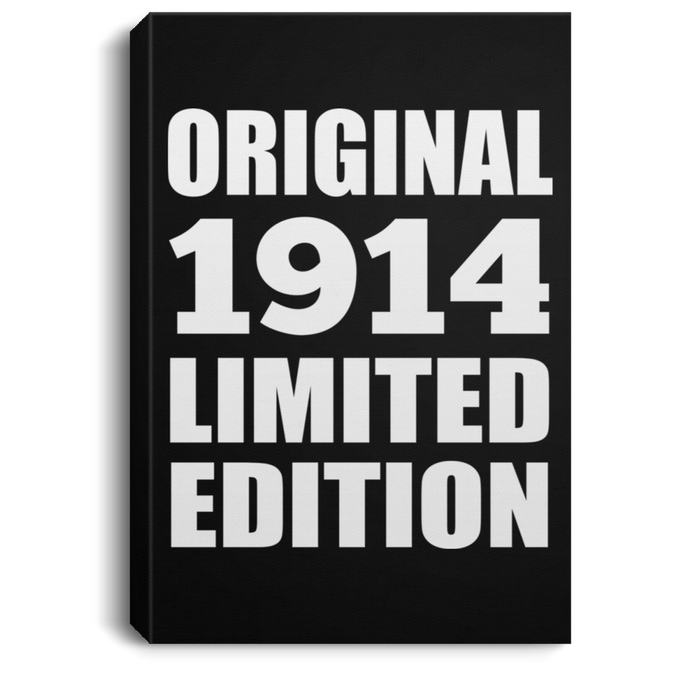 110th Birthday Original 1914 Limited Edition - Canvas Portrait