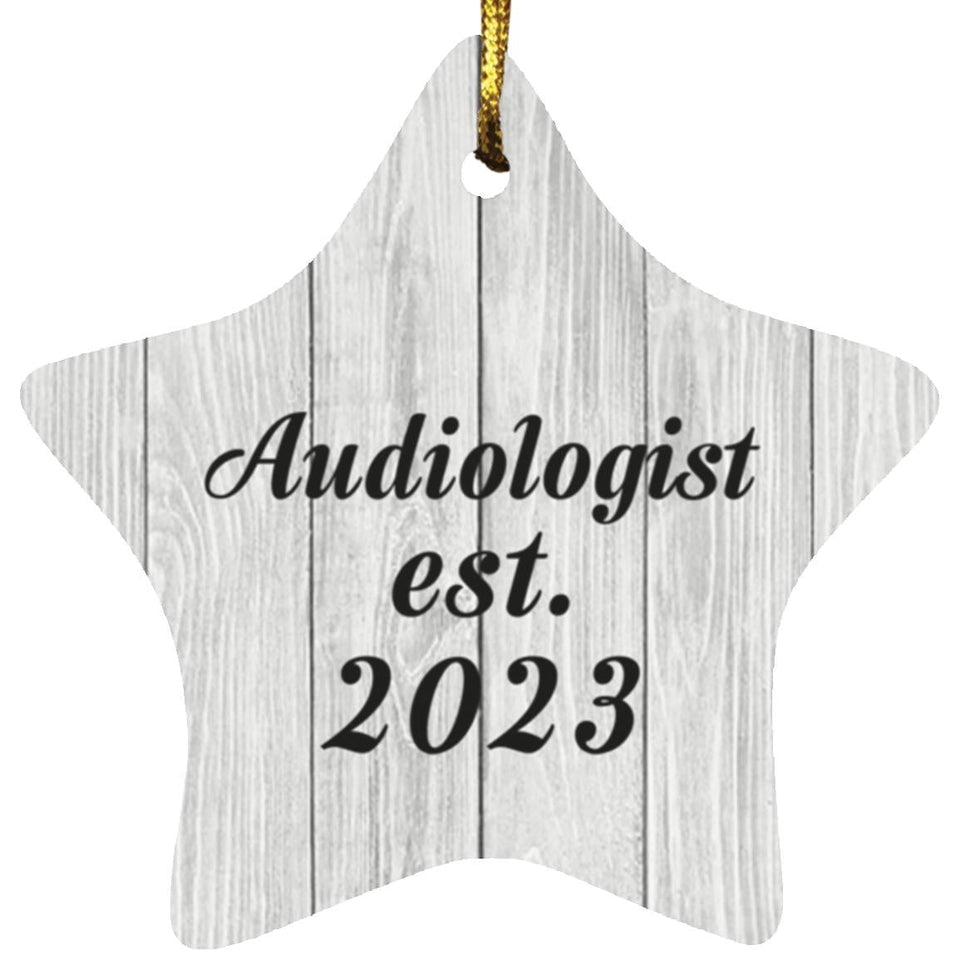 Audiologist Established Est. 2023 - Star Ornament F