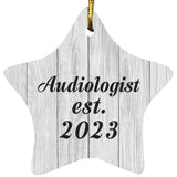 Audiologist Established Est. 2023 - Star Ornament F