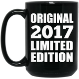 7th Birthday Original 2017 Limited Edition - 15oz Coffee Mug Black