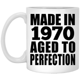 54th Birthday Made In 1970 Aged to Perfection - 11 Oz Coffee Mug