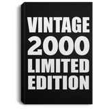 24th Birthday Vintage 2000 Limited Edition - Canvas Portrait