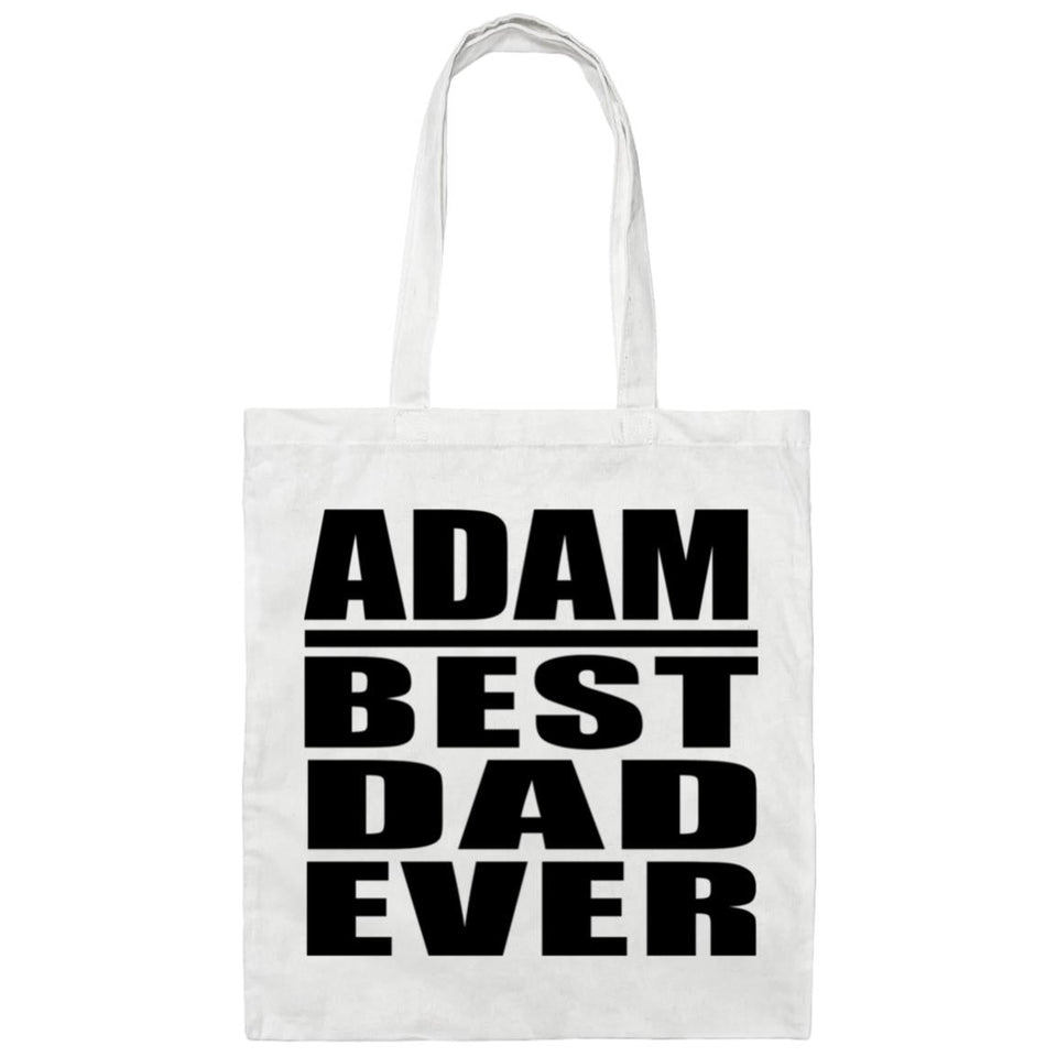 Adam Best Dad Ever - Tote Bag White
