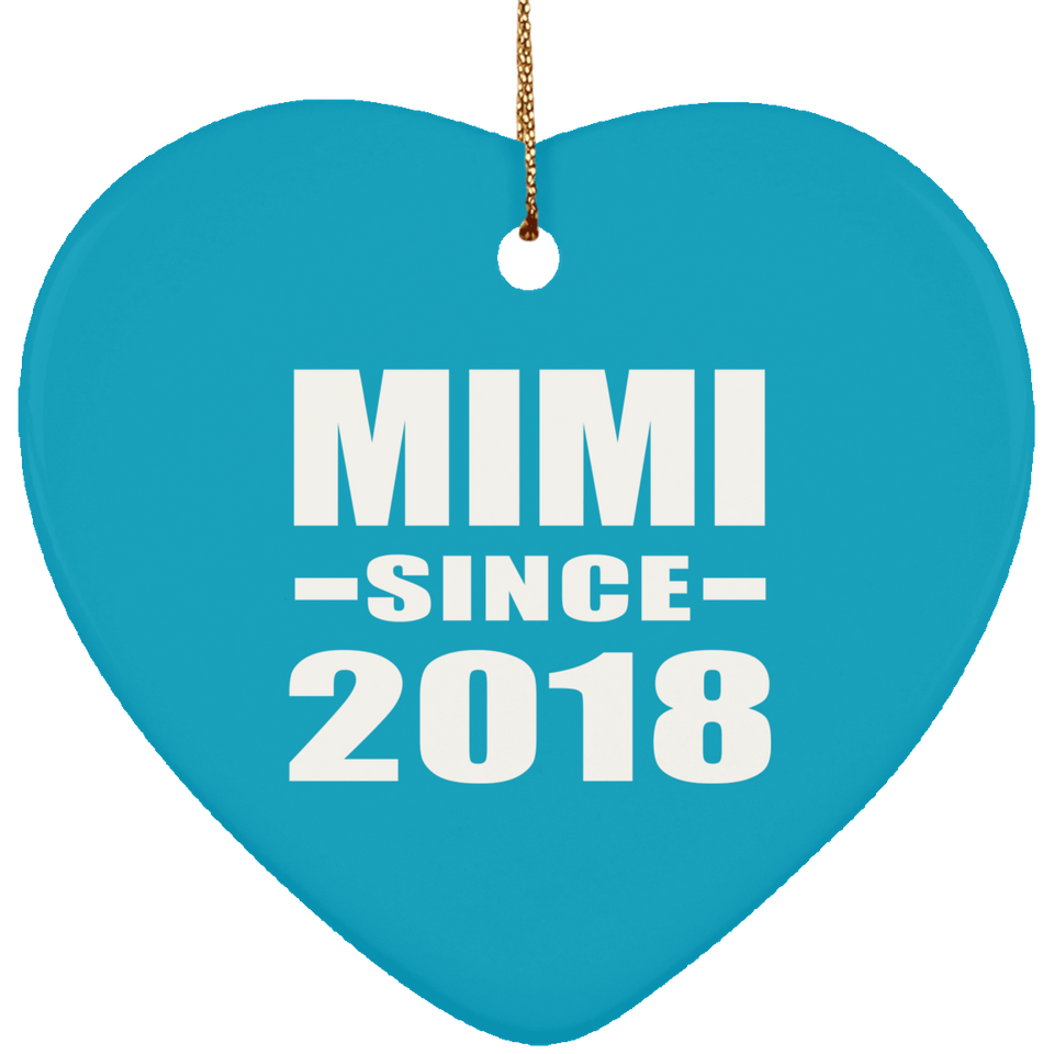 Mimi Since 2018 - Heart Ornament