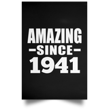 83rd Birthday Amazing Since 1941 - Poster Portrait