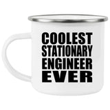 Coolest Stationary Engineer Ever - 12oz Camping Mug