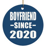 Boyfriend Since 2020 - Circle Ornament