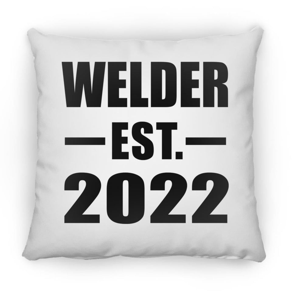 Welder Established EST. 2022 - Throw Pillow