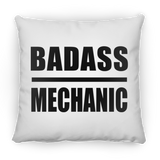 Badass Mechanic - Throw Pillow