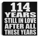 114th Anniversary 114 Years Still In Love After These Years - Canvas Square