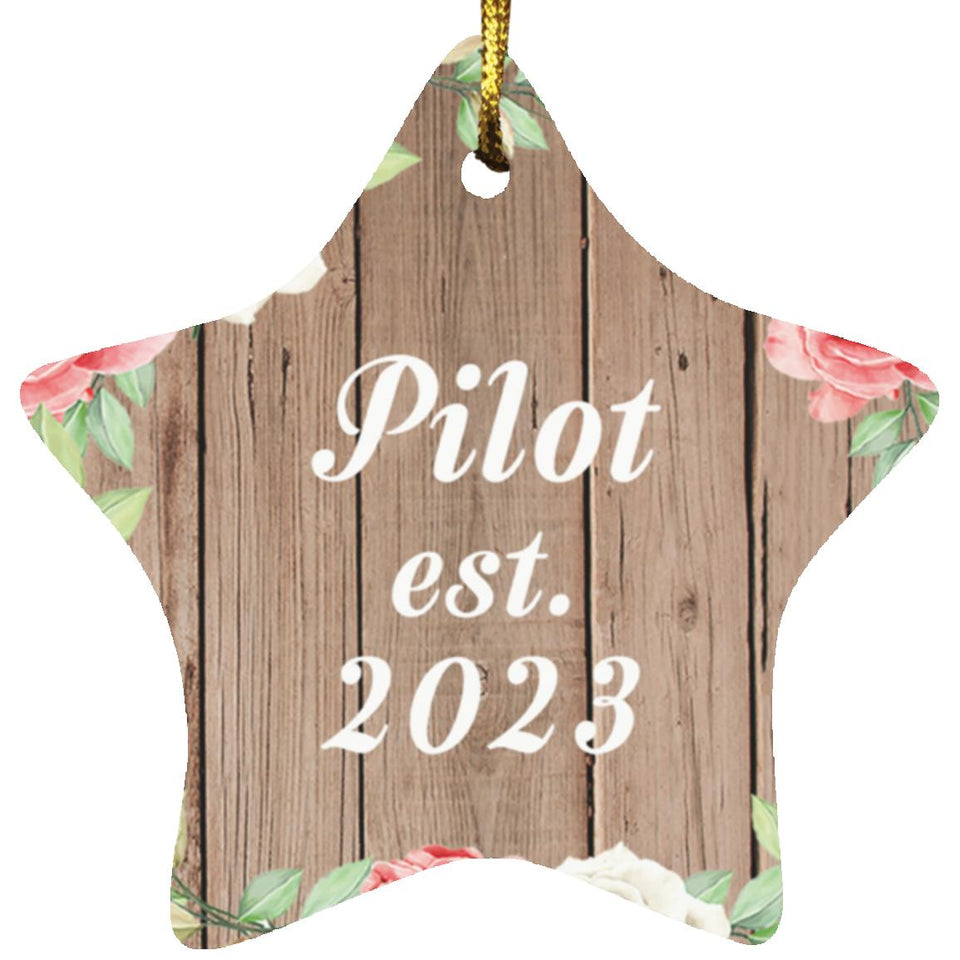 Pilot Established Est. 2023 - Star Ornament B