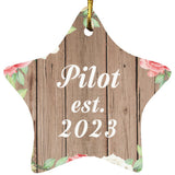 Pilot Established Est. 2023 - Star Ornament B