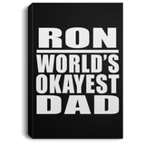 Ron World's Okayest Dad - Canvas Portrait