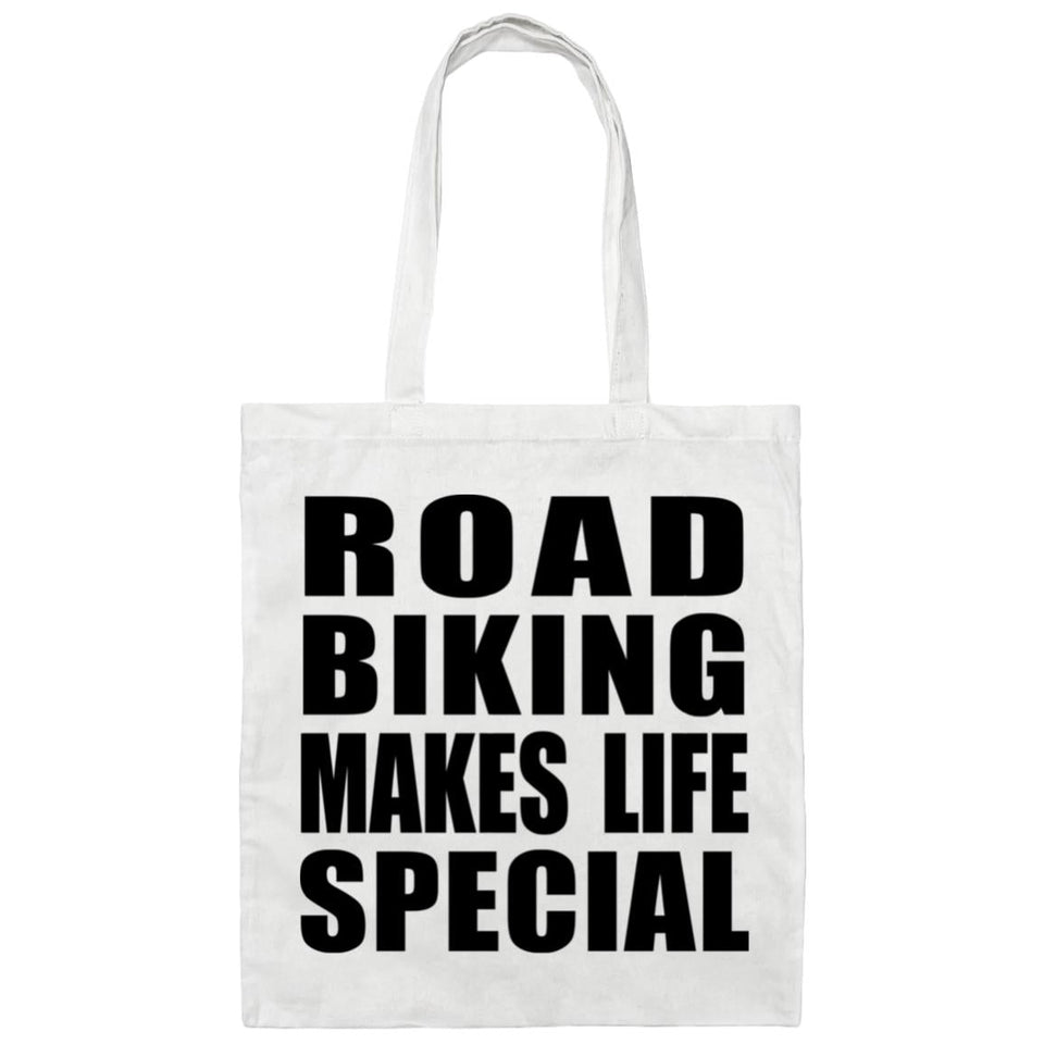 Road Biking Makes Life Special - Tote Bag White