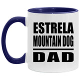 Estrela Mountain Dog Dad - 11oz Accent Mug Purple