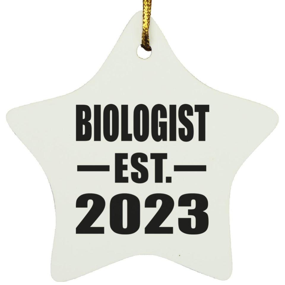 Biologist Established EST. 2023 - Star Ornament