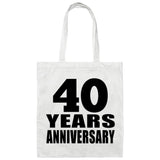40th Anniversary 40 Years - Tote Bag White