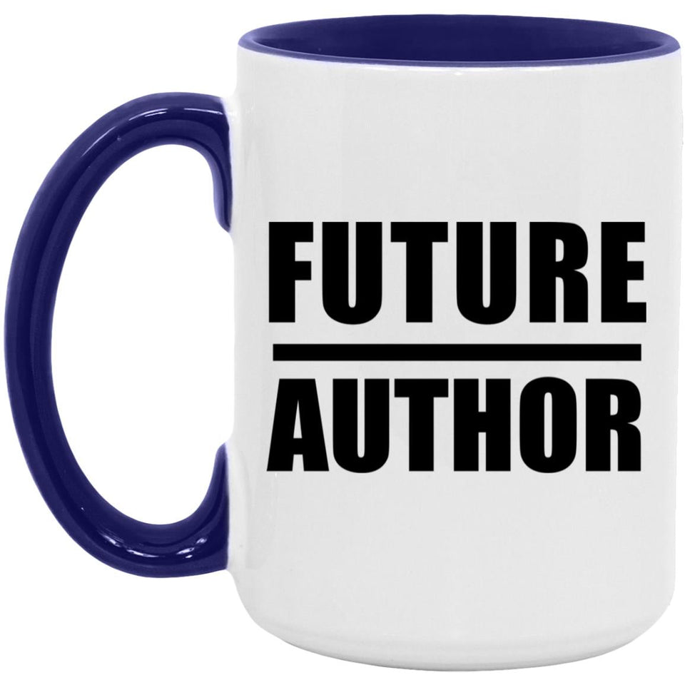 Future Author - 15oz Accent Mug Purple