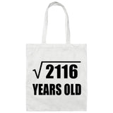 46th Birthday Square Root of 2116 Years Old - Tote Bag White