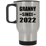 Granny Since 2022 - Silver Travel Mug