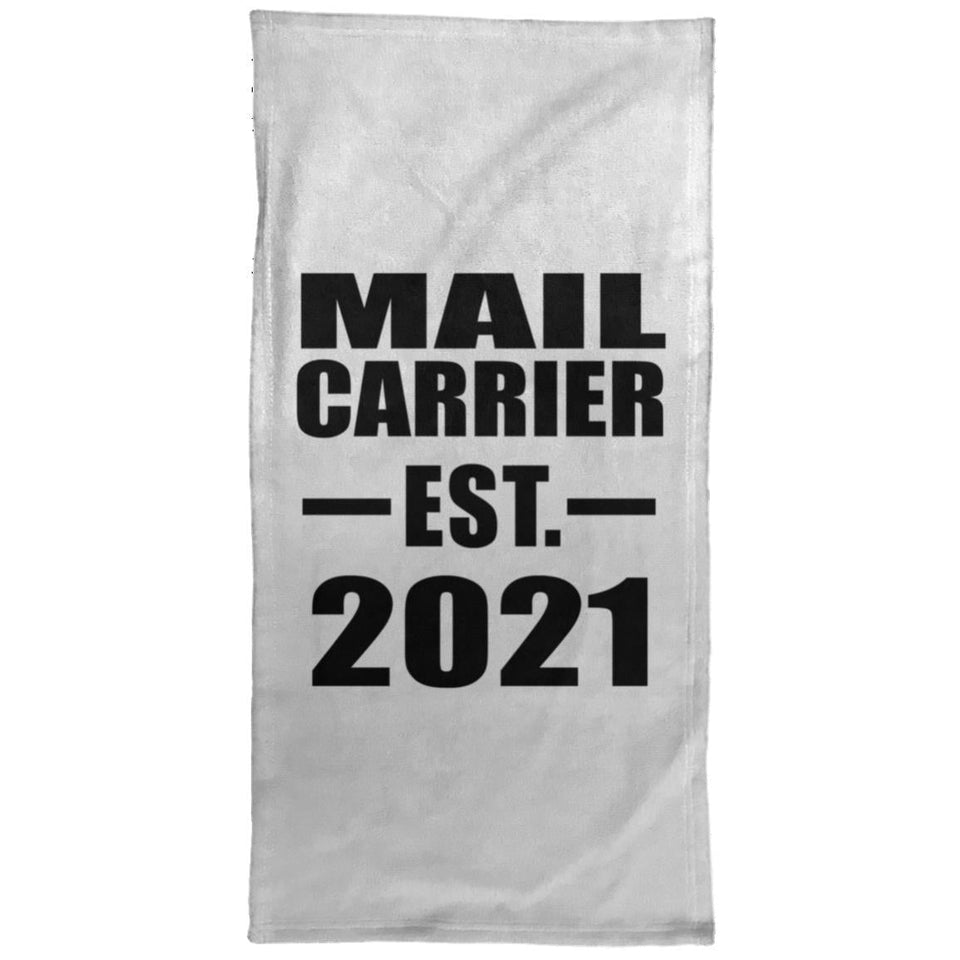 Mail Carrier Established EST. 2021 - Hand Towel